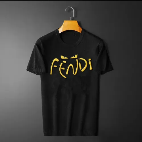 Cheap Fendi T-Shirts Short Sleeved For Men #1410938 Replica Wholesale [$45.00 USD] [ITEM#1410938] on Replica Fendi T-Shirts
