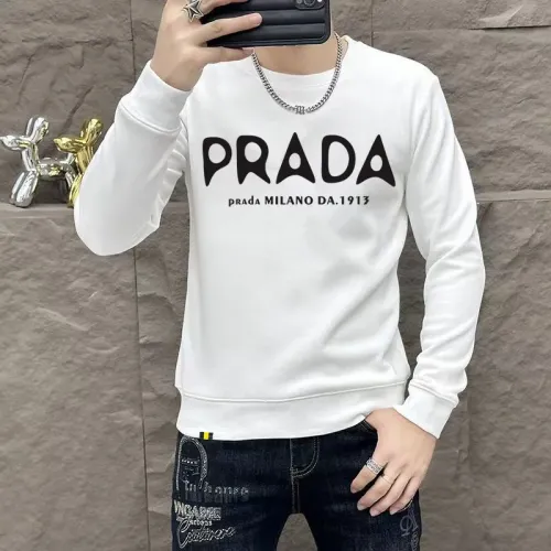 Prada Hoodies Long Sleeved For Men #1410964
