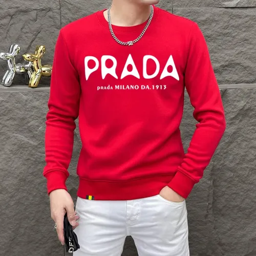 Prada Hoodies Long Sleeved For Men #1410967