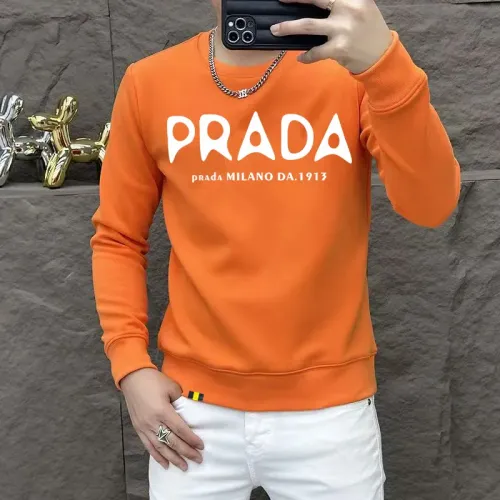 Prada Hoodies Long Sleeved For Men #1410968
