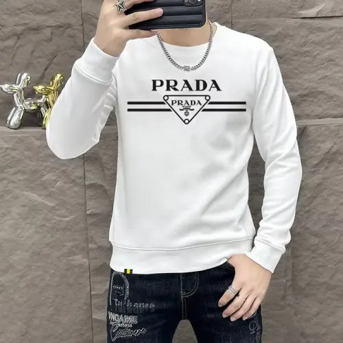 Prada Hoodies Long Sleeved For Men #1410988