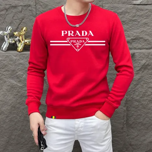 Prada Hoodies Long Sleeved For Men #1410991