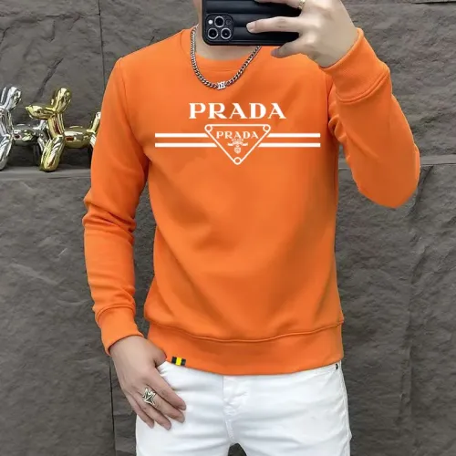 Prada Hoodies Long Sleeved For Men #1410992