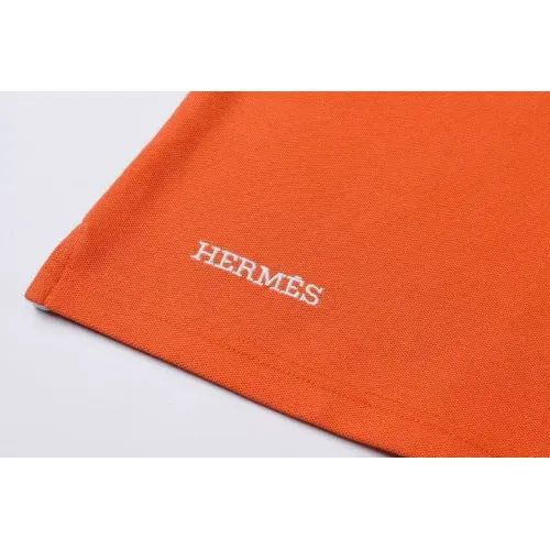 Cheap Hermes T-Shirts Short Sleeved For Men #1411105 Replica Wholesale [$38.00 USD] [ITEM#1411105] on Replica Hermes T-Shirts