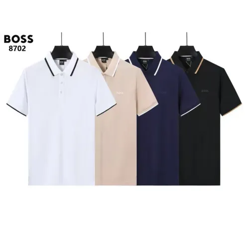 Cheap Boss T-Shirts Short Sleeved For Men #1411187 Replica Wholesale [$38.00 USD] [ITEM#1411187] on Replica Boss T-Shirts