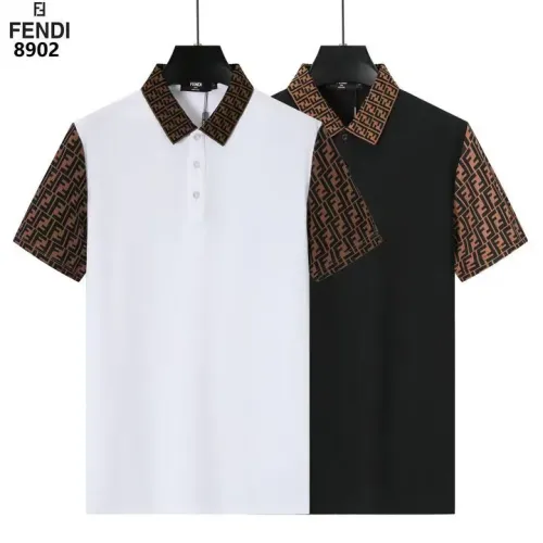 Cheap Fendi T-Shirts Short Sleeved For Men #1411263 Replica Wholesale [$38.00 USD] [ITEM#1411263] on Replica Fendi T-Shirts