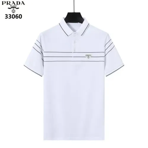 Prada T-Shirts Short Sleeved For Men #1411266