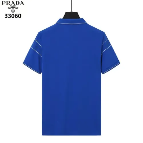 Cheap Prada T-Shirts Short Sleeved For Men #1411267 Replica Wholesale [$38.00 USD] [ITEM#1411267] on Replica Prada T-Shirts