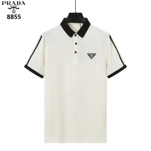 Prada T-Shirts Short Sleeved For Men #1411270