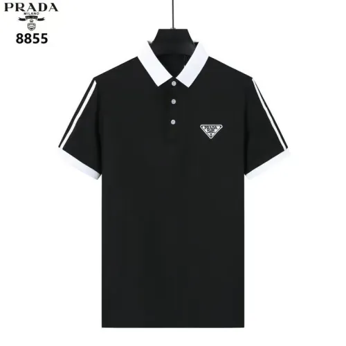 Prada T-Shirts Short Sleeved For Men #1411271