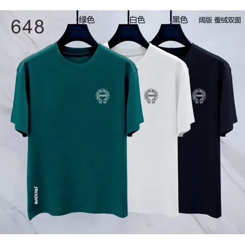 Cheap Chrome Hearts T-Shirts Short Sleeved For Men #1411277 Replica Wholesale [$38.00 USD] [ITEM#1411277] on Replica Chrome Hearts T-Shirts