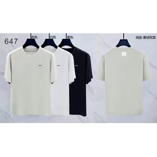 Cheap Boss T-Shirts Short Sleeved For Men #1411284 Replica Wholesale [$38.00 USD] [ITEM#1411284] on Replica Boss T-Shirts