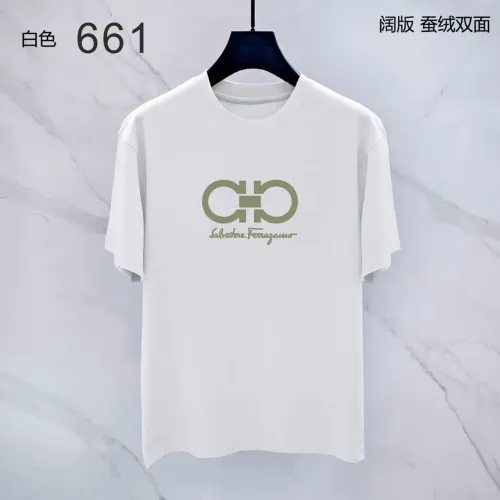 Salvatore Ferragamo T-Shirts Short Sleeved For Men #1411372