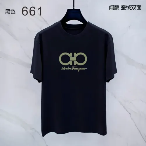 Cheap Salvatore Ferragamo T-Shirts Short Sleeved For Men #1411374 Replica Wholesale [$38.00 USD] [ITEM#1411374] on Replica Salvatore Ferragamo T-Shirts