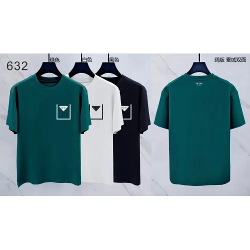 Cheap Prada T-Shirts Short Sleeved For Men #1411390 Replica Wholesale [$38.00 USD] [ITEM#1411390] on Replica Prada T-Shirts