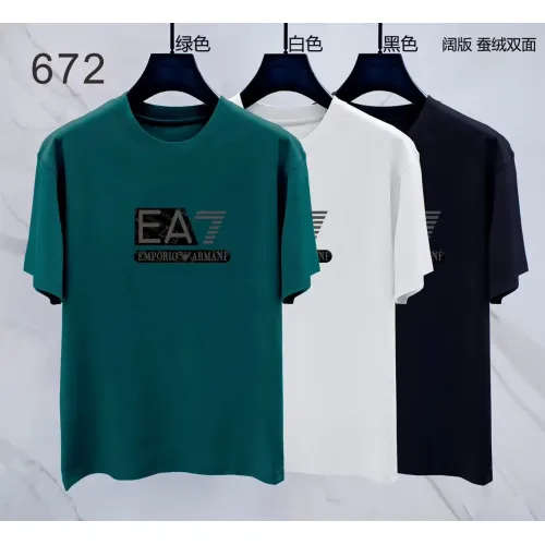 Cheap Armani T-Shirts Short Sleeved For Men #1411437 Replica Wholesale [$38.00 USD] [ITEM#1411437] on Replica Armani T-Shirts