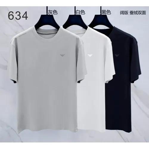 Cheap Armani T-Shirts Short Sleeved For Men #1411444 Replica Wholesale [$38.00 USD] [ITEM#1411444] on Replica Armani T-Shirts