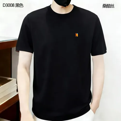 Cheap Hermes T-Shirts Short Sleeved For Men #1411516 Replica Wholesale [$38.00 USD] [ITEM#1411516] on Replica Hermes T-Shirts
