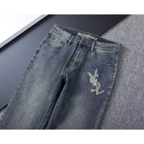 Cheap Yves Saint Laurent YSL Jeans For Men #1411575 Replica Wholesale [$45.00 USD] [ITEM#1411575] on Replica Yves Saint Laurent YSL Jeans