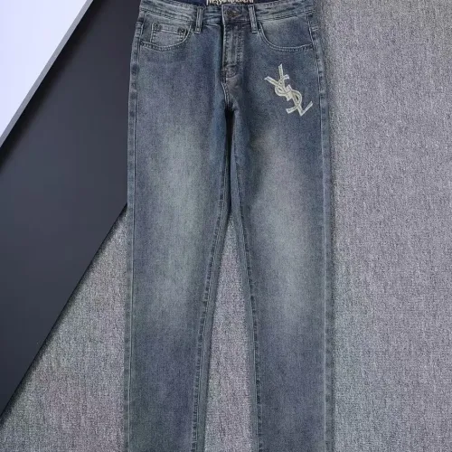 Cheap Yves Saint Laurent YSL Jeans For Men #1411575 Replica Wholesale [$45.00 USD] [ITEM#1411575] on Replica Yves Saint Laurent YSL Jeans