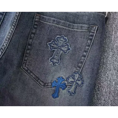 Cheap Chrome Hearts Jeans For Men #1411581 Replica Wholesale [$45.00 USD] [ITEM#1411581] on Replica Chrome Hearts Jeans