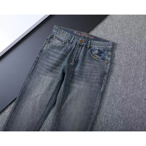 Cheap Louis Vuitton LV Jeans For Men #1411597 Replica Wholesale [$45.00 USD] [ITEM#1411597] on Replica Louis Vuitton LV Jeans