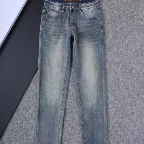 Cheap Louis Vuitton LV Jeans For Men #1411598 Replica Wholesale [$45.00 USD] [ITEM#1411598] on Replica Louis Vuitton LV Jeans