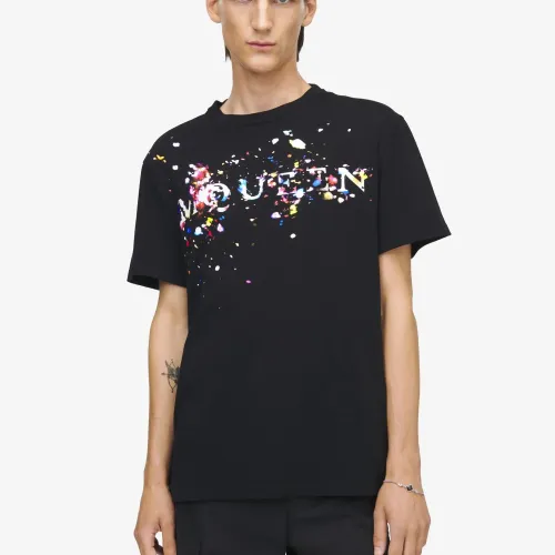 Cheap Alexander McQueen T-shirts Short Sleeved For Unisex #1411616 Replica Wholesale [$34.00 USD] [ITEM#1411616] on Replica Alexander McQueen T-shirts