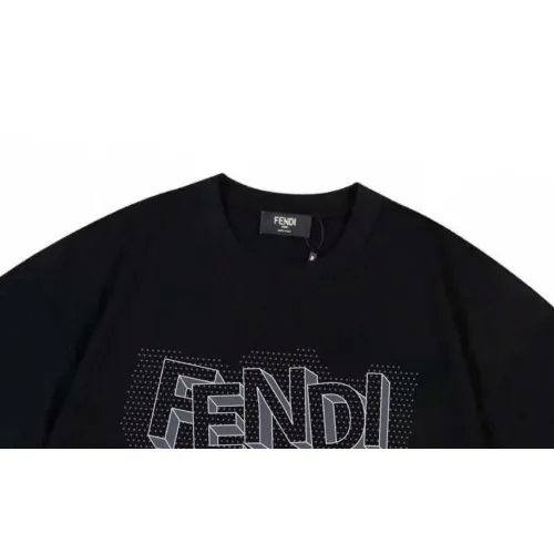 Cheap Fendi T-Shirts Short Sleeved For Unisex #1411665 Replica Wholesale [$45.00 USD] [ITEM#1411665] on Replica Fendi T-Shirts