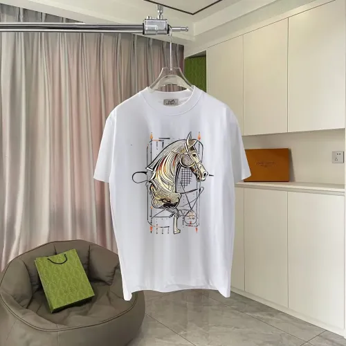 Hermes T-Shirts Short Sleeved For Unisex #1411921