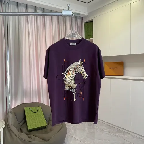 Hermes T-Shirts Short Sleeved For Unisex #1411923