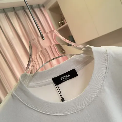 Cheap Fendi T-Shirts Short Sleeved For Unisex #1411968 Replica Wholesale [$45.00 USD] [ITEM#1411968] on Replica Fendi T-Shirts