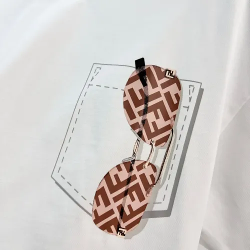 Cheap Fendi T-Shirts Short Sleeved For Unisex #1411978 Replica Wholesale [$45.00 USD] [ITEM#1411978] on Replica Fendi T-Shirts