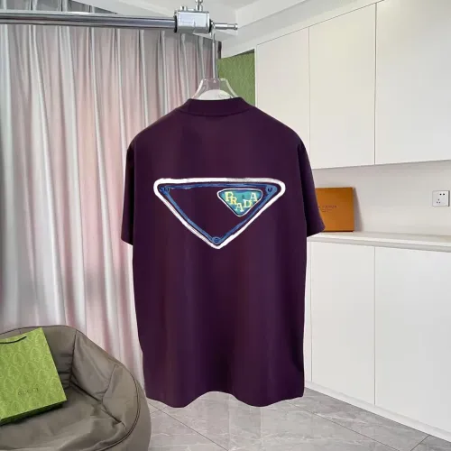 Cheap Prada T-Shirts Short Sleeved For Unisex #1411988 Replica Wholesale [$42.00 USD] [ITEM#1411988] on Replica Prada T-Shirts