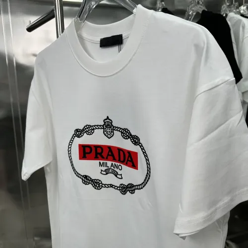 Cheap Prada T-Shirts Short Sleeved For Unisex #1411994 Replica Wholesale [$42.00 USD] [ITEM#1411994] on Replica Prada T-Shirts