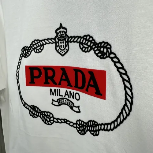 Cheap Prada T-Shirts Short Sleeved For Unisex #1411994 Replica Wholesale [$42.00 USD] [ITEM#1411994] on Replica Prada T-Shirts