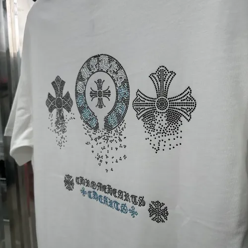 Cheap Chrome Hearts T-Shirts Short Sleeved For Unisex #1412109 Replica Wholesale [$42.00 USD] [ITEM#1412109] on Replica Chrome Hearts T-Shirts