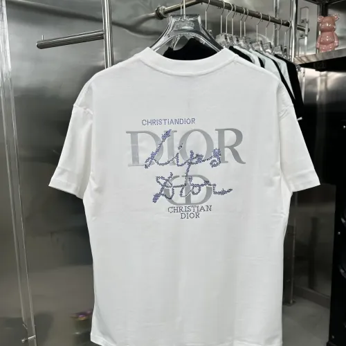 Cheap Christian Dior T-Shirts Short Sleeved For Unisex #1412116 Replica Wholesale [$42.00 USD] [ITEM#1412116] on Replica Christian Dior T-Shirts