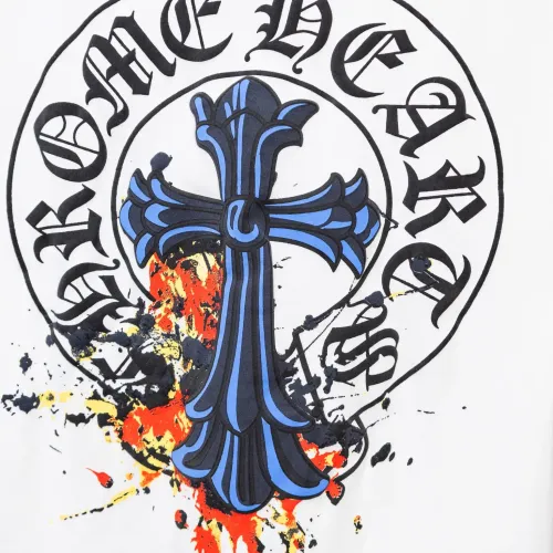 Cheap Chrome Hearts T-Shirts Short Sleeved For Men #1412124 Replica Wholesale [$36.00 USD] [ITEM#1412124] on Replica Chrome Hearts T-Shirts