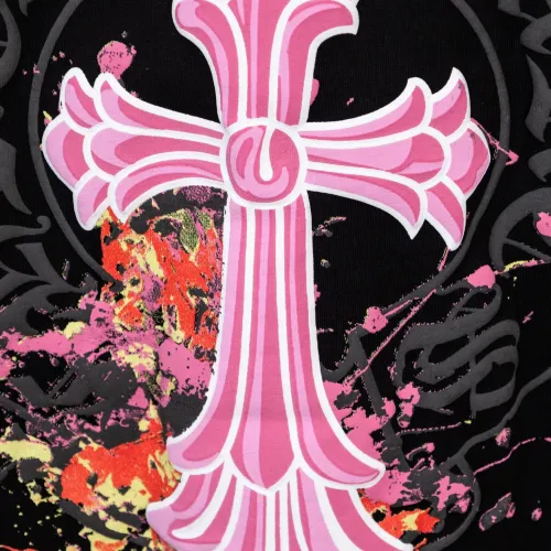 Cheap Chrome Hearts T-Shirts Short Sleeved For Men #1412125 Replica Wholesale [$36.00 USD] [ITEM#1412125] on Replica Chrome Hearts T-Shirts