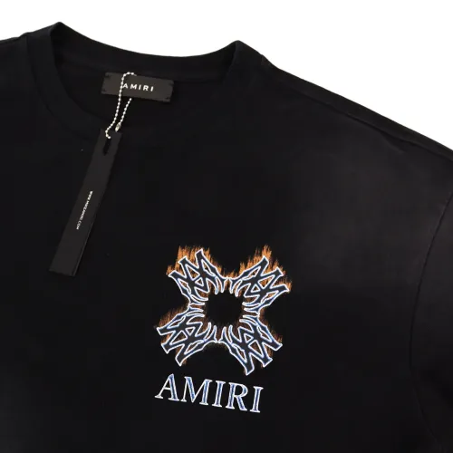 Cheap Amiri T-Shirts Short Sleeved For Unisex #1412153 Replica Wholesale [$34.00 USD] [ITEM#1412153] on Replica Amiri T-Shirts