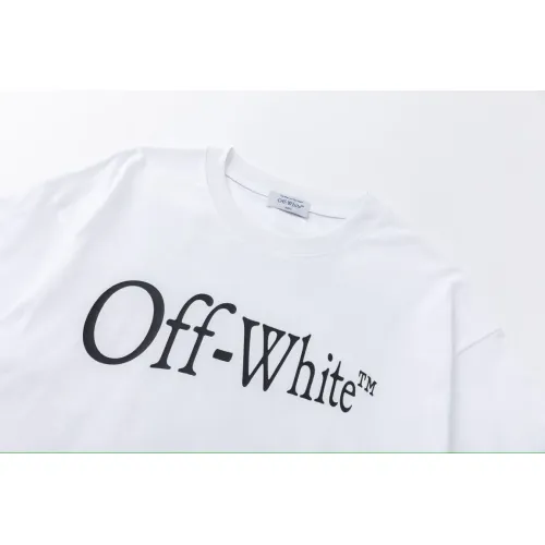 Cheap Off-White T-Shirts Short Sleeved For Unisex #1412163 Replica Wholesale [$32.00 USD] [ITEM#1412163] on Replica Off-White T-Shirts