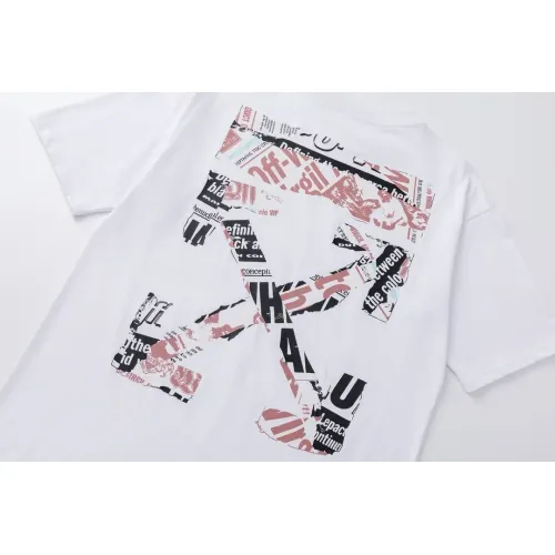 Cheap Off-White T-Shirts Short Sleeved For Unisex #1412165 Replica Wholesale [$32.00 USD] [ITEM#1412165] on Replica Off-White T-Shirts