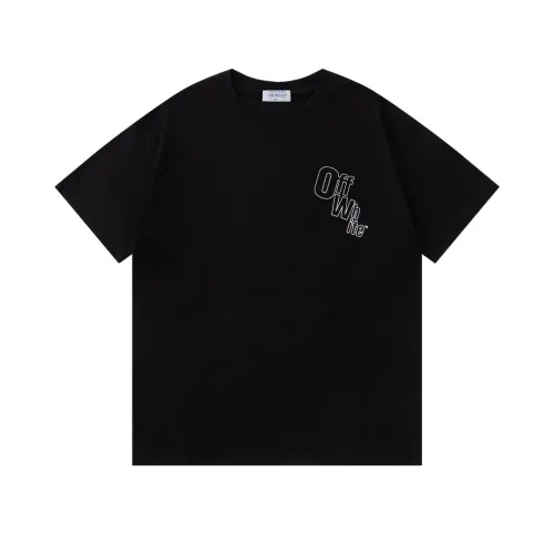 Cheap Off-White T-Shirts Short Sleeved For Unisex #1412168 Replica Wholesale [$32.00 USD] [ITEM#1412168] on Replica Off-White T-Shirts