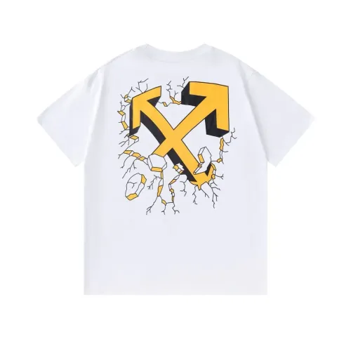 Off-White T-Shirts Short Sleeved For Unisex #1412173