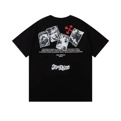 Cheap Off-White T-Shirts Short Sleeved For Unisex #1412176 Replica Wholesale [$32.00 USD] [ITEM#1412176] on Replica Off-White T-Shirts