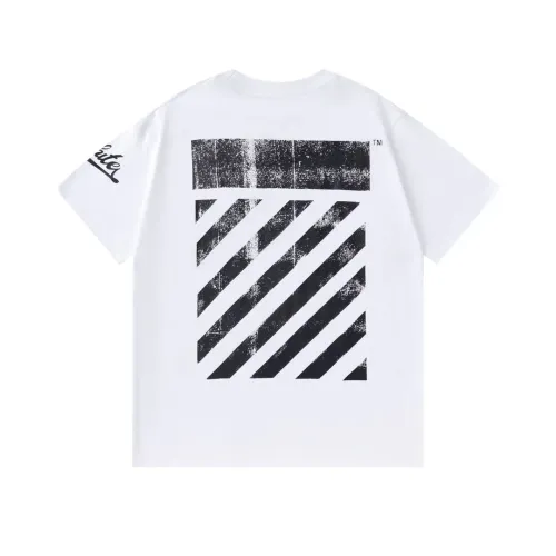 Cheap Off-White T-Shirts Short Sleeved For Unisex #1412177 Replica Wholesale [$34.00 USD] [ITEM#1412177] on Replica Off-White T-Shirts