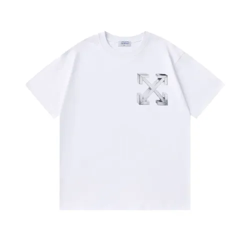 Off-White T-Shirts Short Sleeved For Unisex #1412187