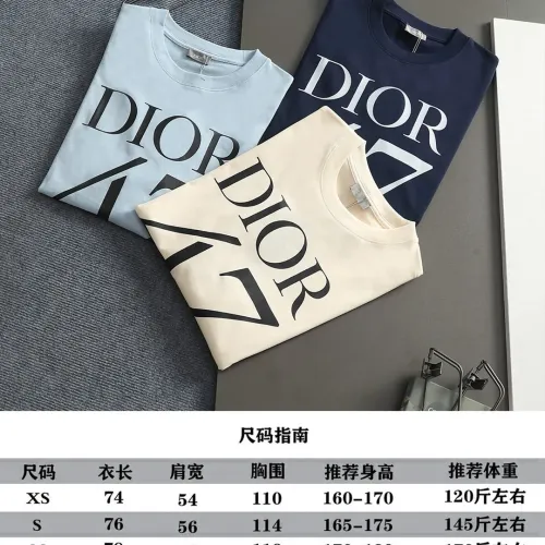 Cheap Christian Dior T-Shirts Short Sleeved For Unisex #1412198 Replica Wholesale [$40.00 USD] [ITEM#1412198] on Replica Christian Dior T-Shirts