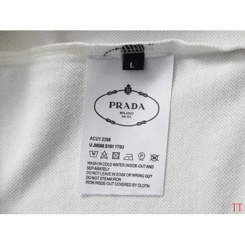 Cheap Prada T-Shirts Short Sleeved For Men #1412221 Replica Wholesale [$48.00 USD] [ITEM#1412221] on Replica Prada T-Shirts
